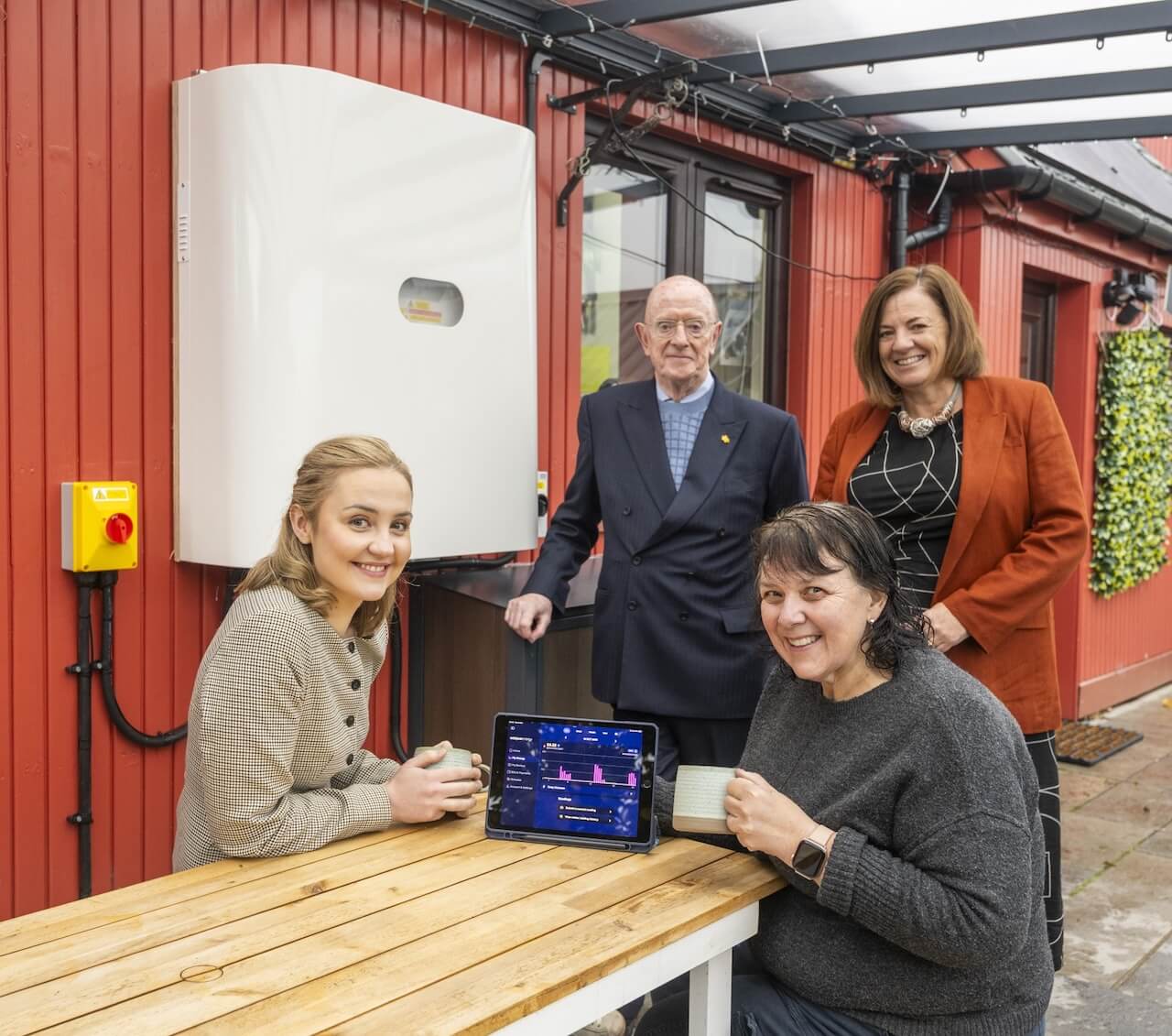 SBHA battery installation in a Swedish style house